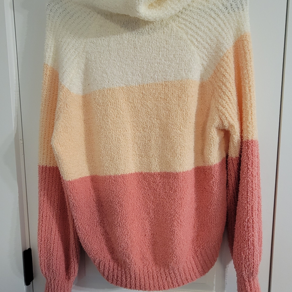 Colorblock Hooded Sweater - Picture 5 of 5